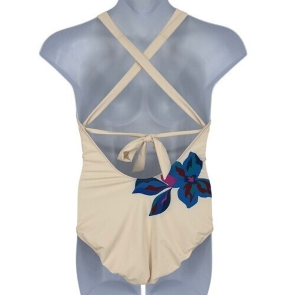 Sanctuary‎ Floral High Neck One-Piece Swimsuit XL - Picture 5 of 10